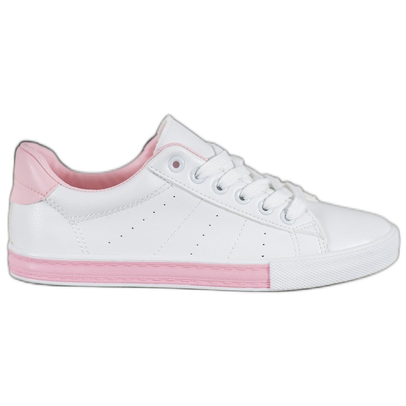 SHELOVET Sneakers Bianche Con Ecopelle bianca