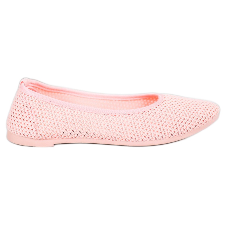 SHELOVET Ballerine leggere traforate rosa