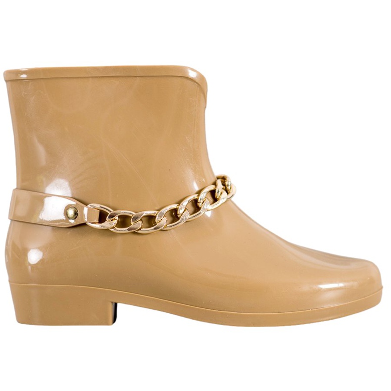 SHELOVET Galosce con catena decorativa marrone