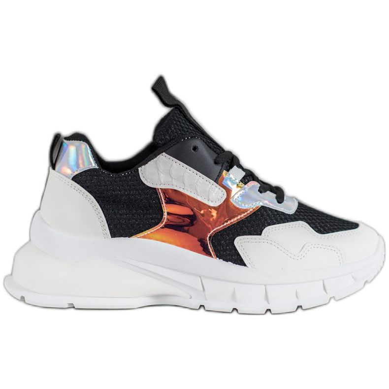 Mannika Sneakers alla moda con rete nero