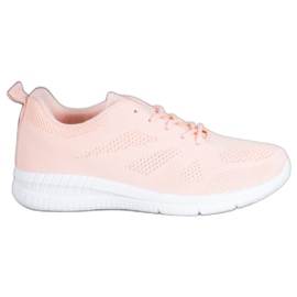 Renda Scarpe sportive traforate rosa