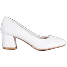 SHELOVET Décolleté Bianche Con Ecopelle bianco