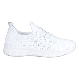 SHELOVET Scarpe bianche traforate bianca