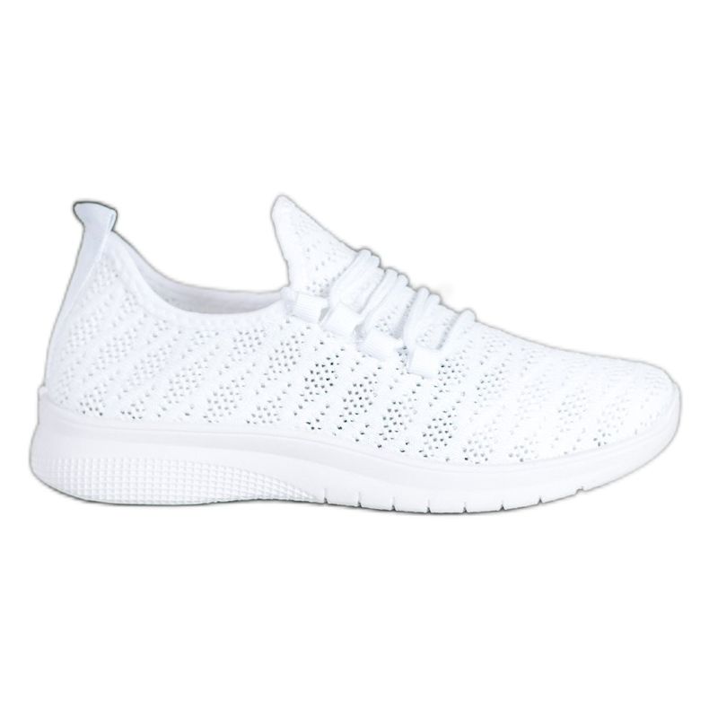 SHELOVET Scarpe bianche traforate bianca