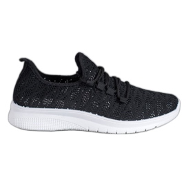 SHELOVET Scarpe traforate nere nero