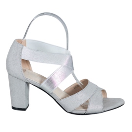 Filippo Sandali slip-on argento grigio