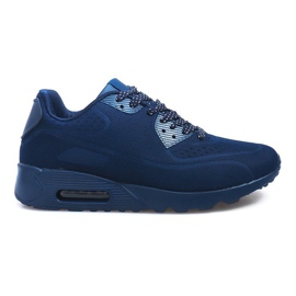 Scarpe sportive da uomo blu navy 5586-2