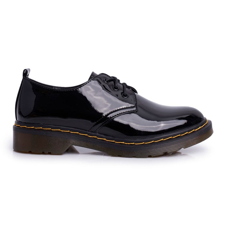 SEA Scarpe Brogue da Donna Laccate Nere Do It Better! nero