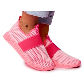 PS1 Scarpe Sportive Slip-on Donna Rosa Neon Chiaro La Fiesta