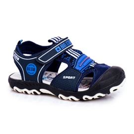 Sandali Per Bambini Big Star Con Velcro Blu Navy FF374211