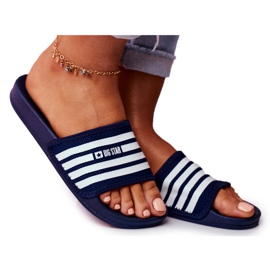 Pantofole da donna Big Star Navy Blue FF274A356