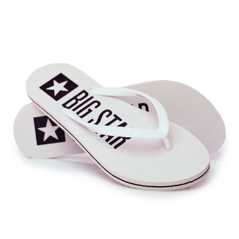 Pantofole da donna Infradito Big Star White FF274A320 bianca