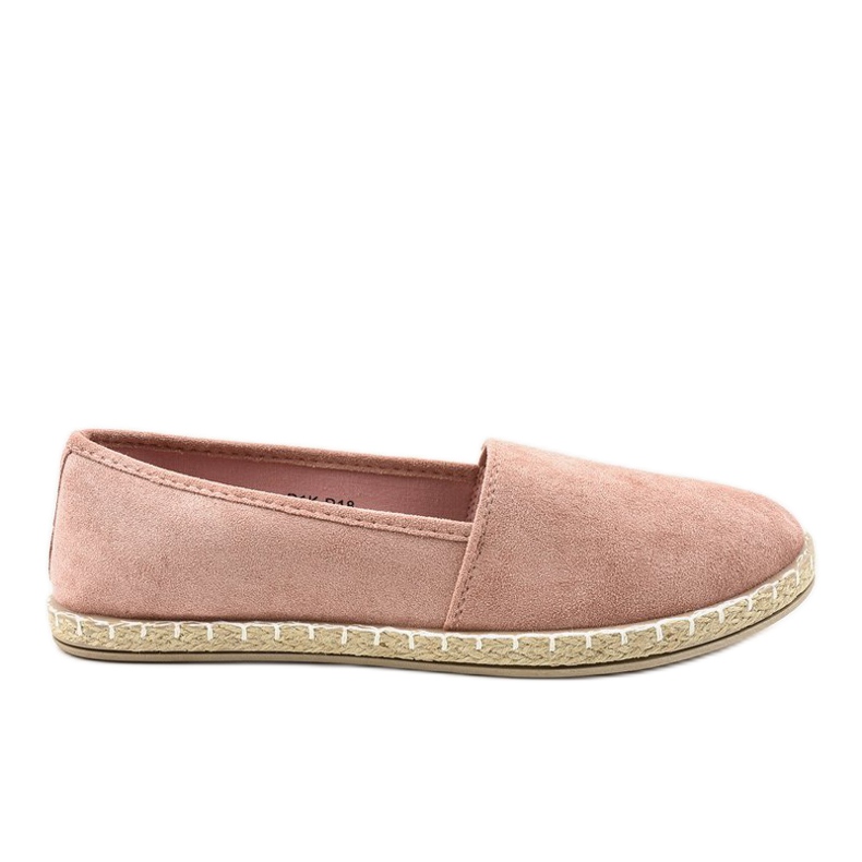 Espadrillas slip-on rosa D1K-D18