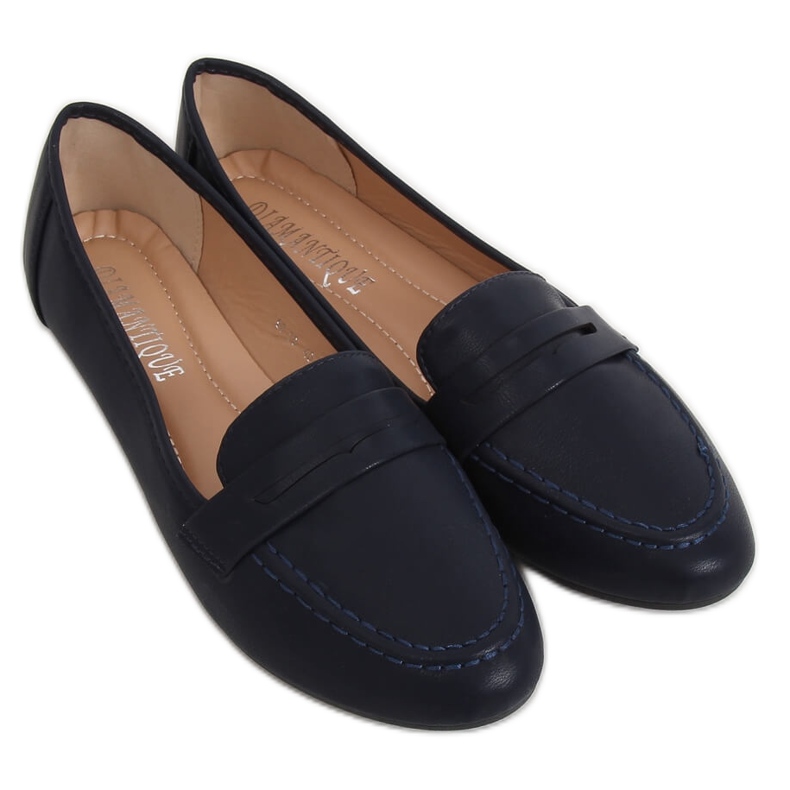 Mocassini donna blu navy 98-29 Blu