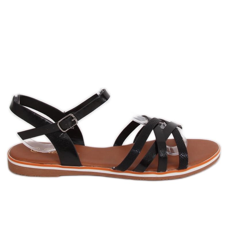 Sandali neri da donna 99-62 Black nero