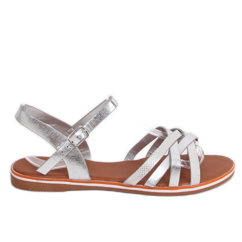 Sandali argento da donna 99-62 Argento grigio