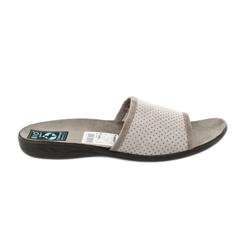 Pantofole da donna Adanex 24825 grigio
