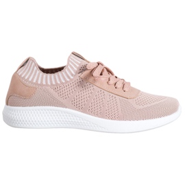 SHELOVET Scarpe sportive in polvere rosa