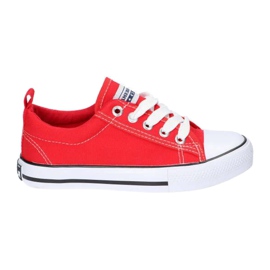 American Club Sneakers rosse americane LH23 allacciate ['rosso'] rosso