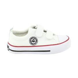 American Club Sneakers bianche con velcro American LH41 bianco