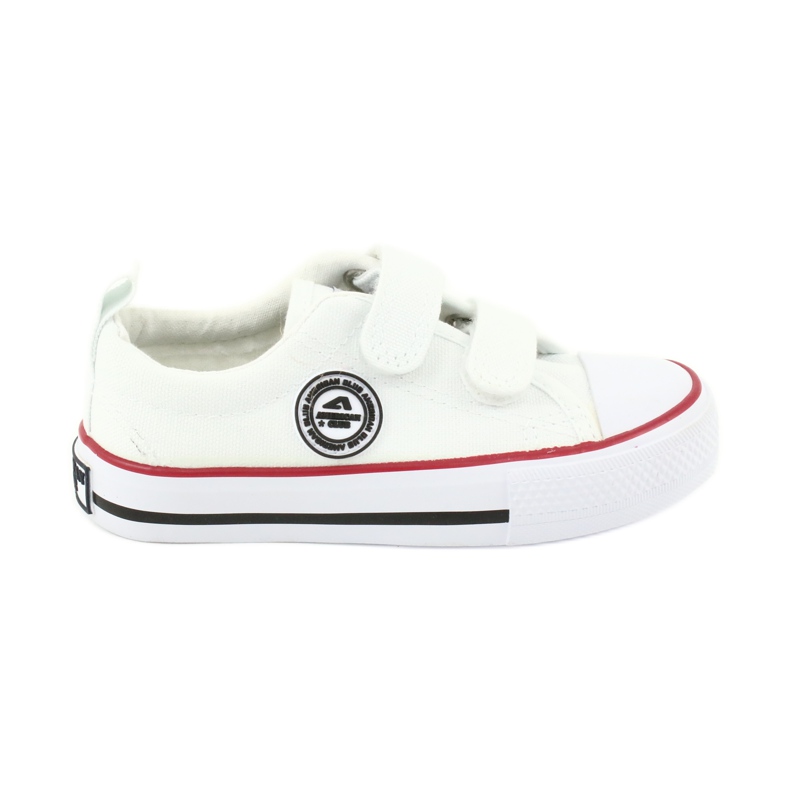 American Club Sneakers bianche con velcro American LH41 bianca