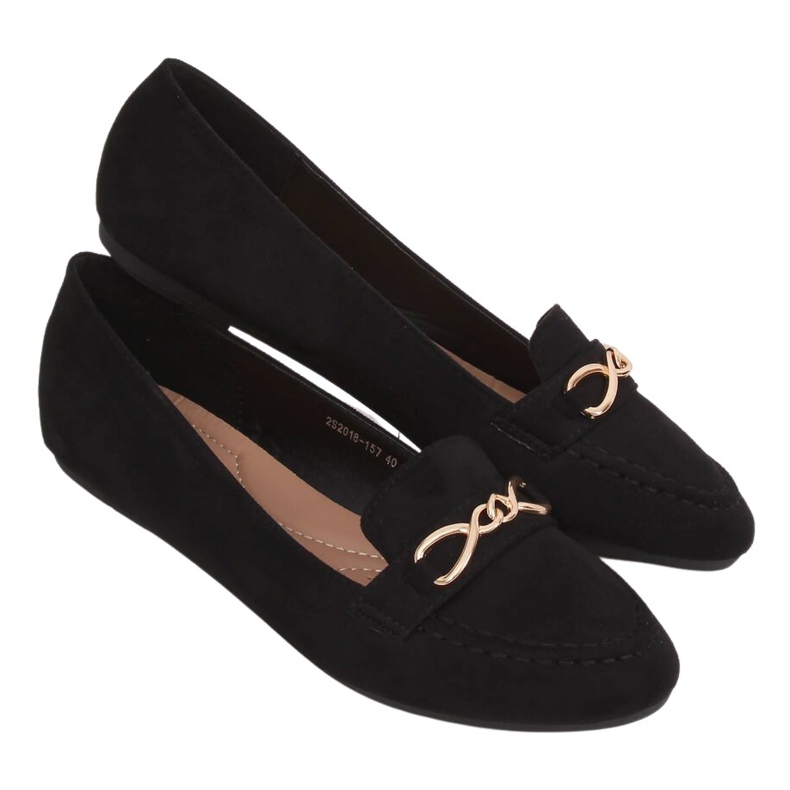 Mocassini neri da donna 2S2018-157 Black nero