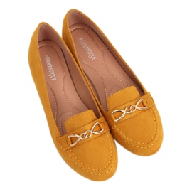 Mocassini da donna miele 2S2018-157 Giallo