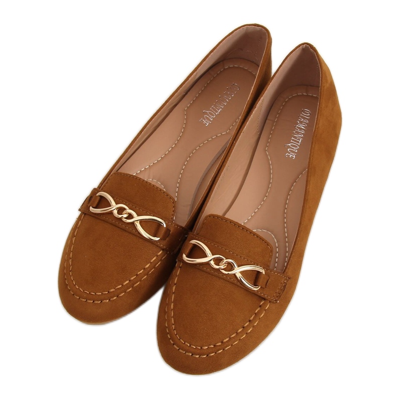Mocassini da donna cammello 2S2018-157 Cammello marrone
