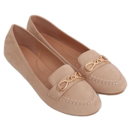 Mocassini da donna beige 2S2018-157 Beige