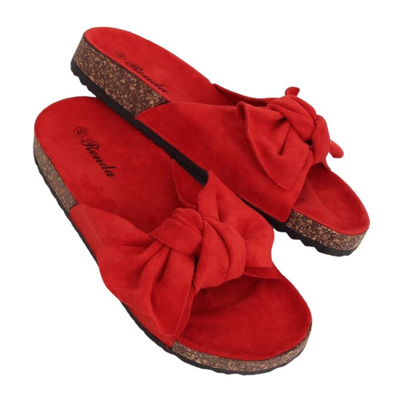 Suole in sughero rosso 10-218 Rosso