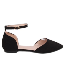 Nero HD-100 Ballerine taglio nero
