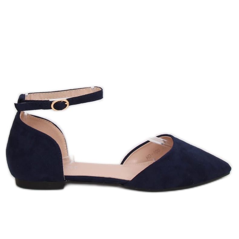 Ballerine ritagliate HD-100 DK.BLUE blu navy