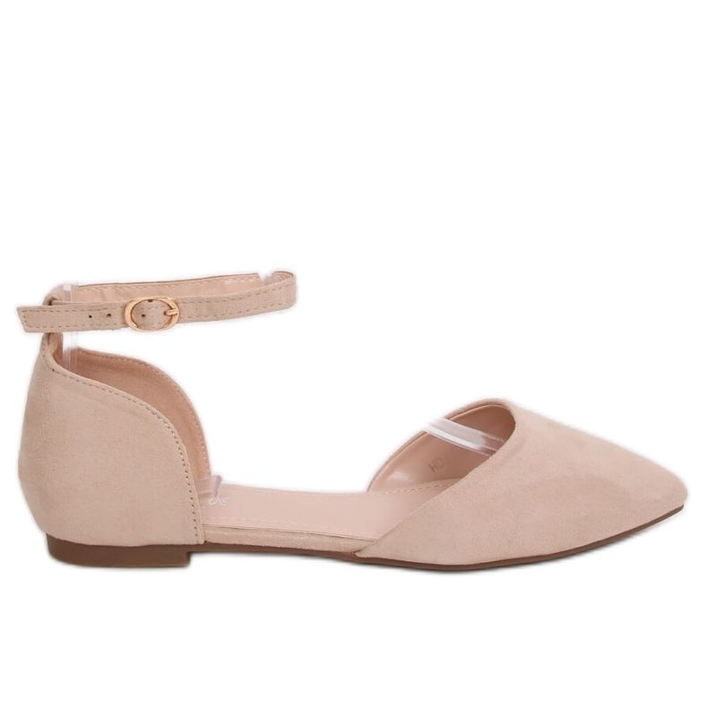 HD-100 Ballerine beige taglio beige