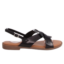 Sandali da donna neri 222-31 Nero