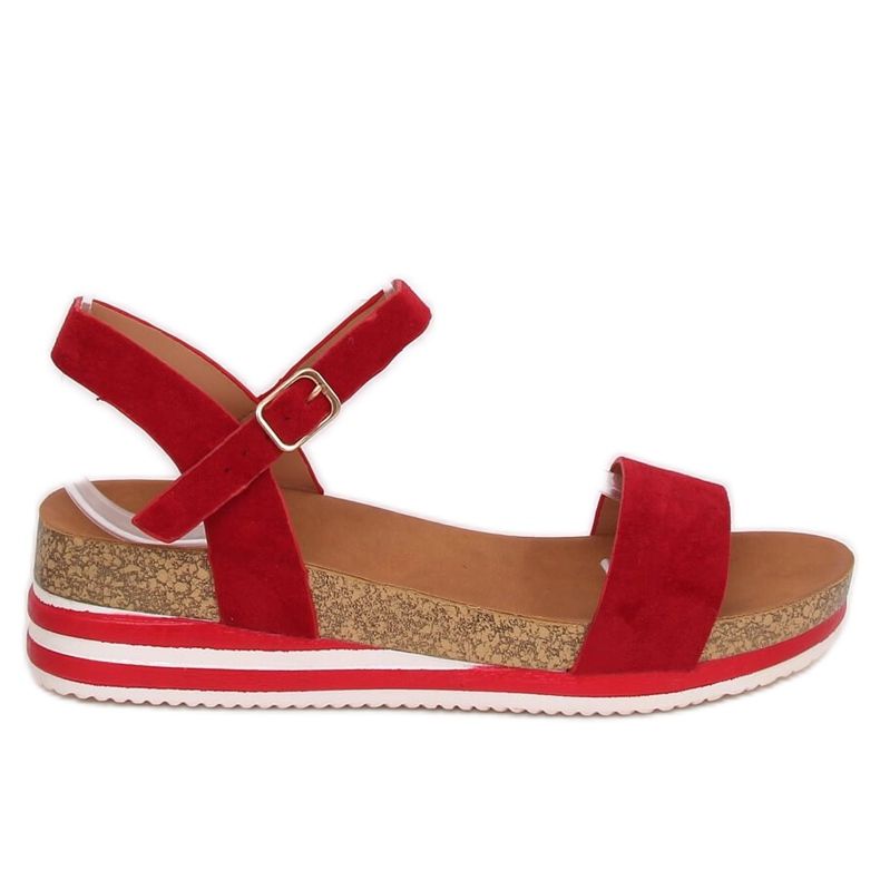 Sandali rossi da donna RD054 Red rosso
