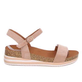 Sandali beige da donna RD054 Beige