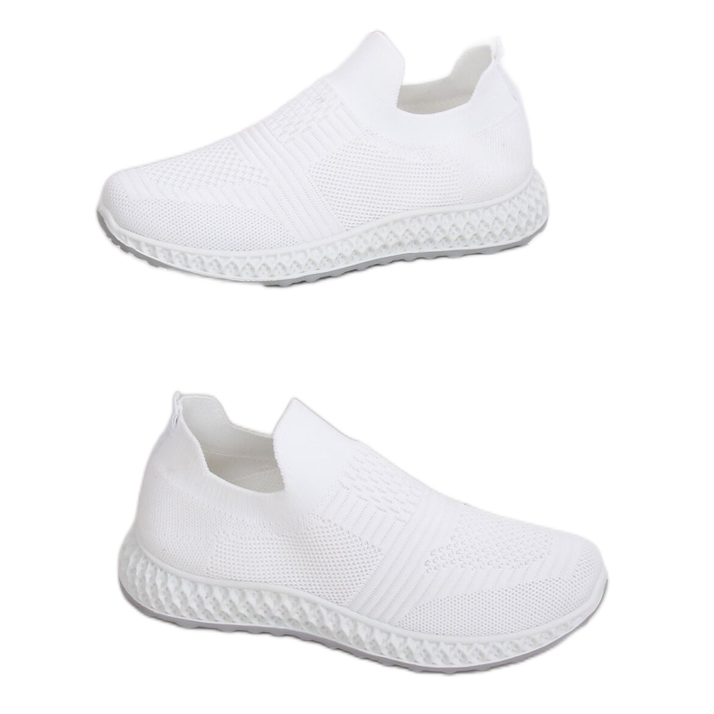 Bianco 4388 Scarpe sportive bianche bianca