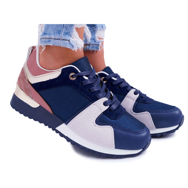 FRJ Scarpe Sportive da Donna Blu Navy Merido