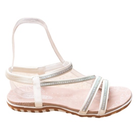 Camo Comodi sandali slip-on bianco