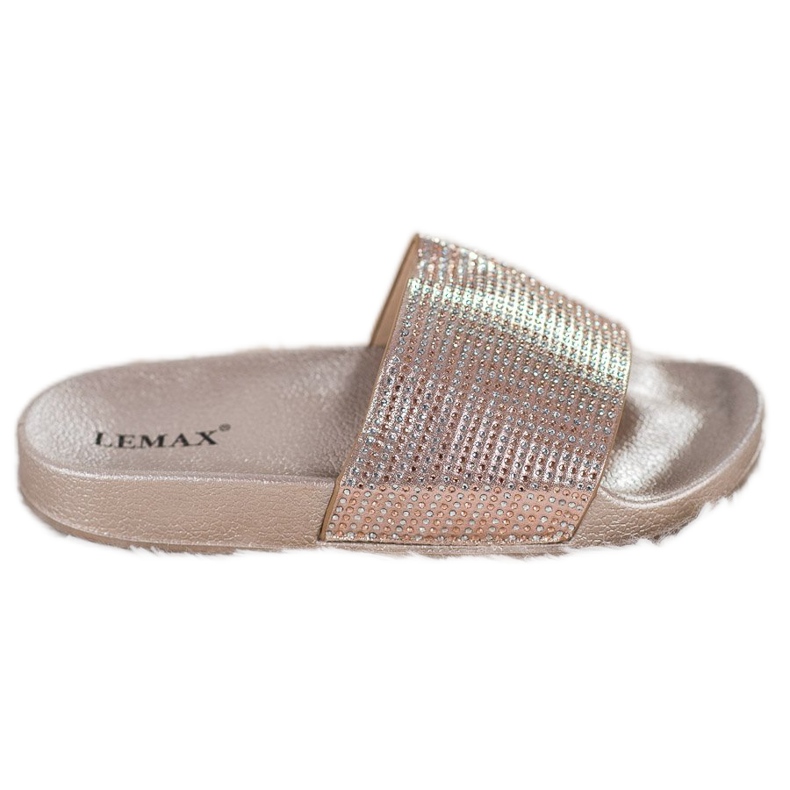 Lemax Pantofole Dorate Con Cubic Zirconia d'oro