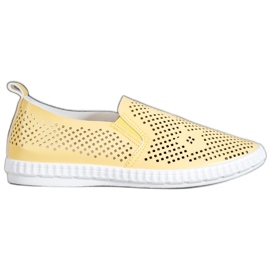 GOLL Slipon gialli traforati giallo