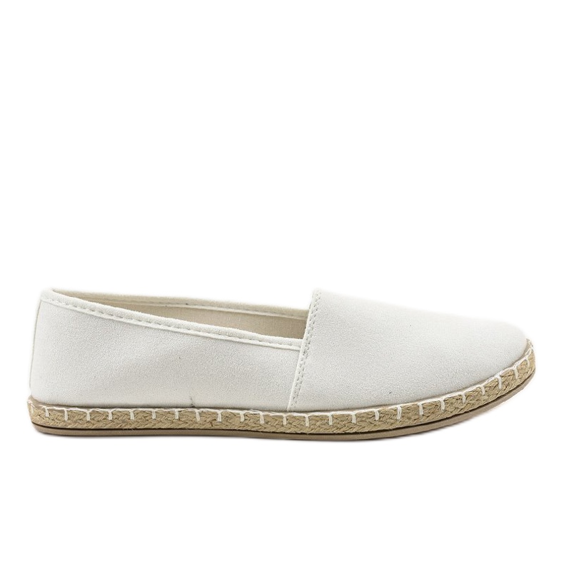 Espadrillas slip-on argento D1K-19 grigio