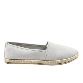 Espadrillas slip-on grigie D1K-6 grigio