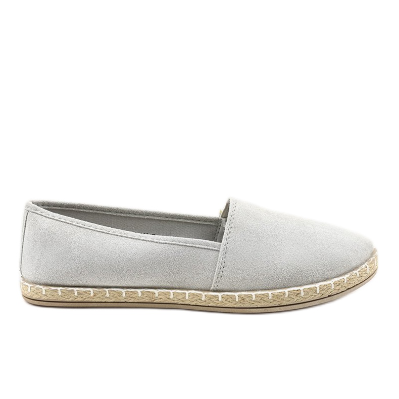 Espadrillas slip-on grigie D1K-6 grigio