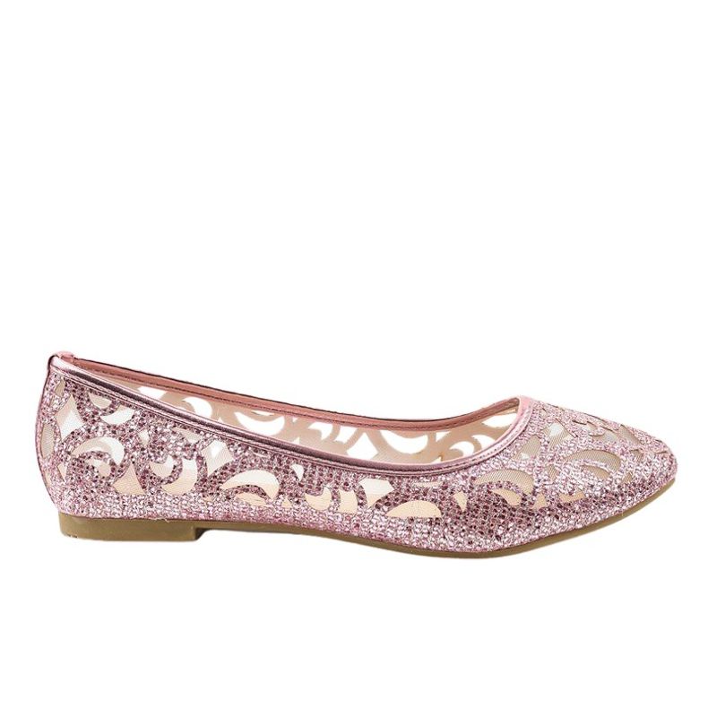 Ballerine rosa traforate 608-192