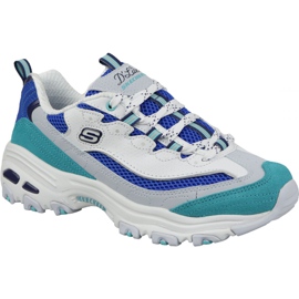 Skechers D'Lites Second Chance W 13146-WBL bianco blu multicolore