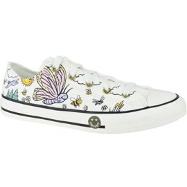 Converse Chuck Taylor All Star Low Bambini 667898C bianco multicolore