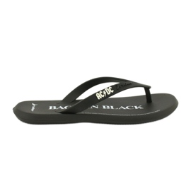 RIDER 82799 AC/DC infradito THONG AD uomo BRASILE bianca nero