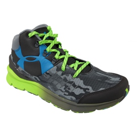 Under Armour Bgs Overdrive Mid K Jr 1266381-019 grigio verde