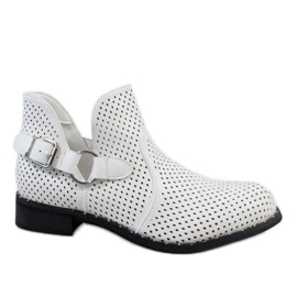 Stivaletti bianchi traforati da 168-165 bianco